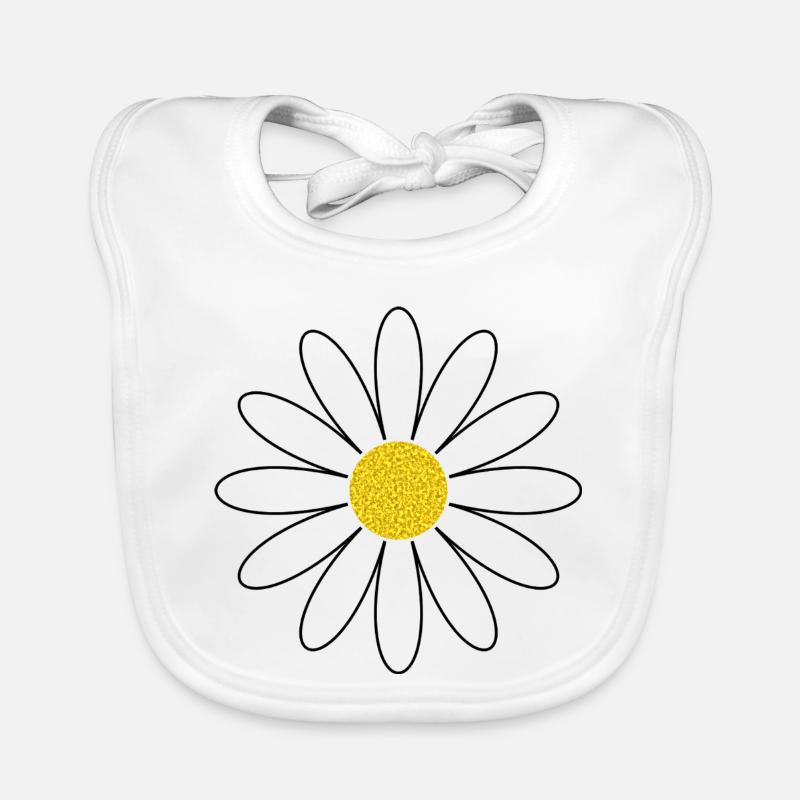 Gänseblümchen Blüte Blume Baby Bio-Lätzchen