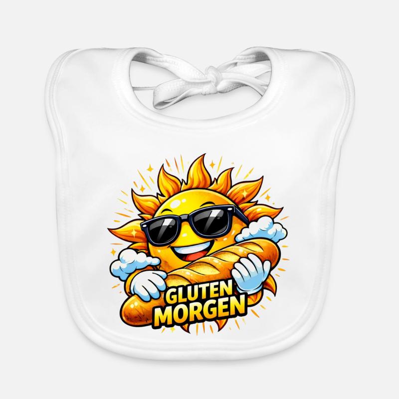 Sun with Bread - Gluten Morning! Organic Baby Bibs