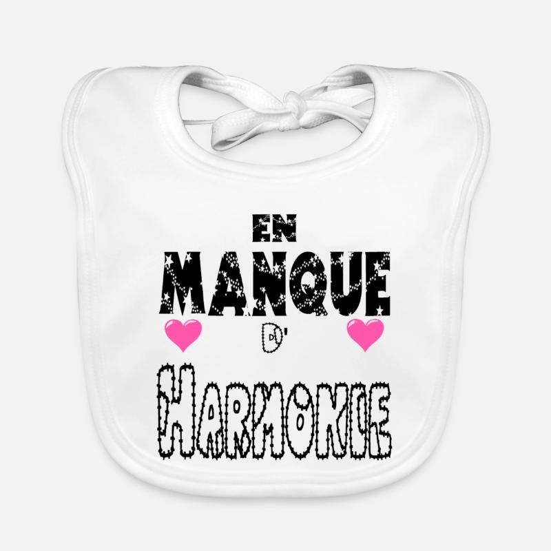En Manque d'Harmonie Bavoir bio Bébé