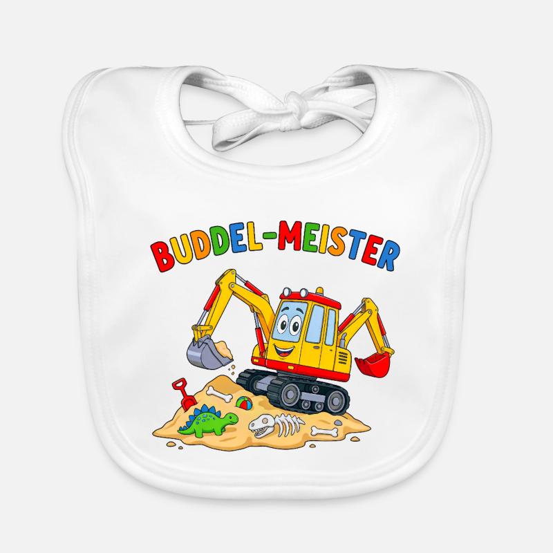 Digging Master Dino Adventure Organic Baby Bibs