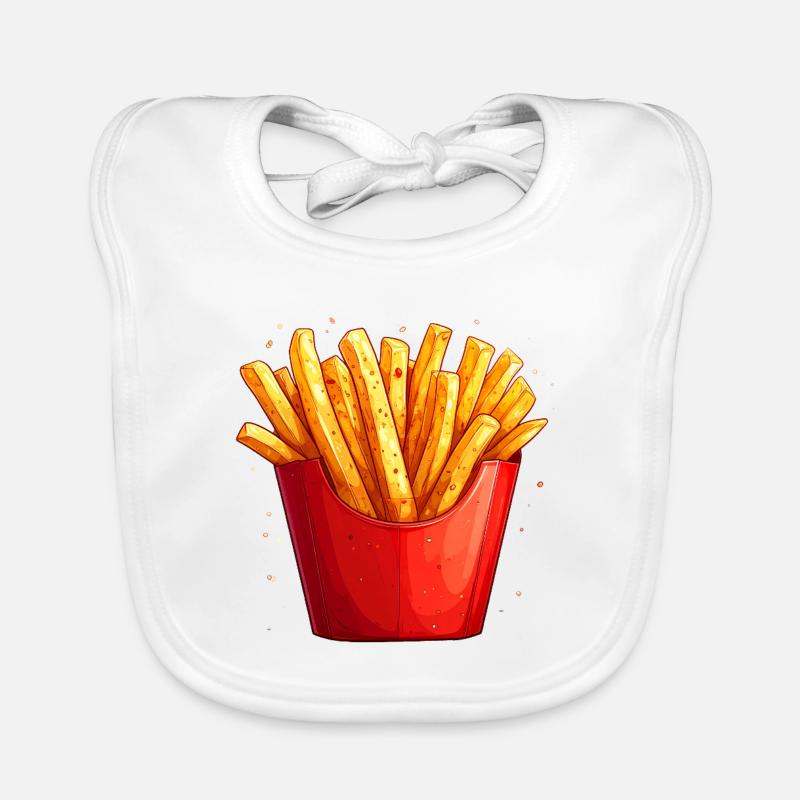 Frites Bavoir bio Bébé