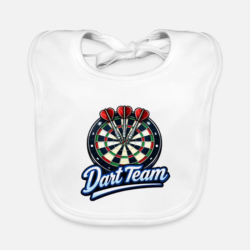 Puissance de la cible de fléchettes Team Bavoir bio Bébé
