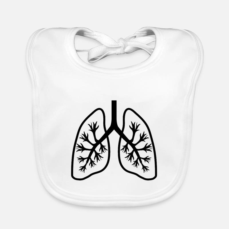 Lungs Organic Baby Bibs