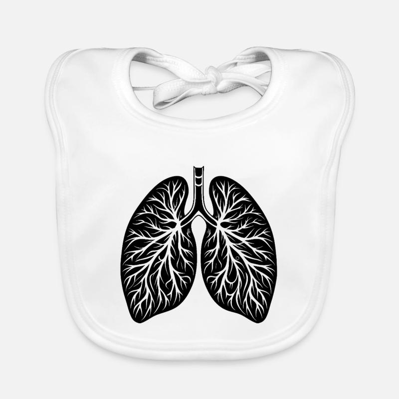 Lungs Organic Baby Bibs
