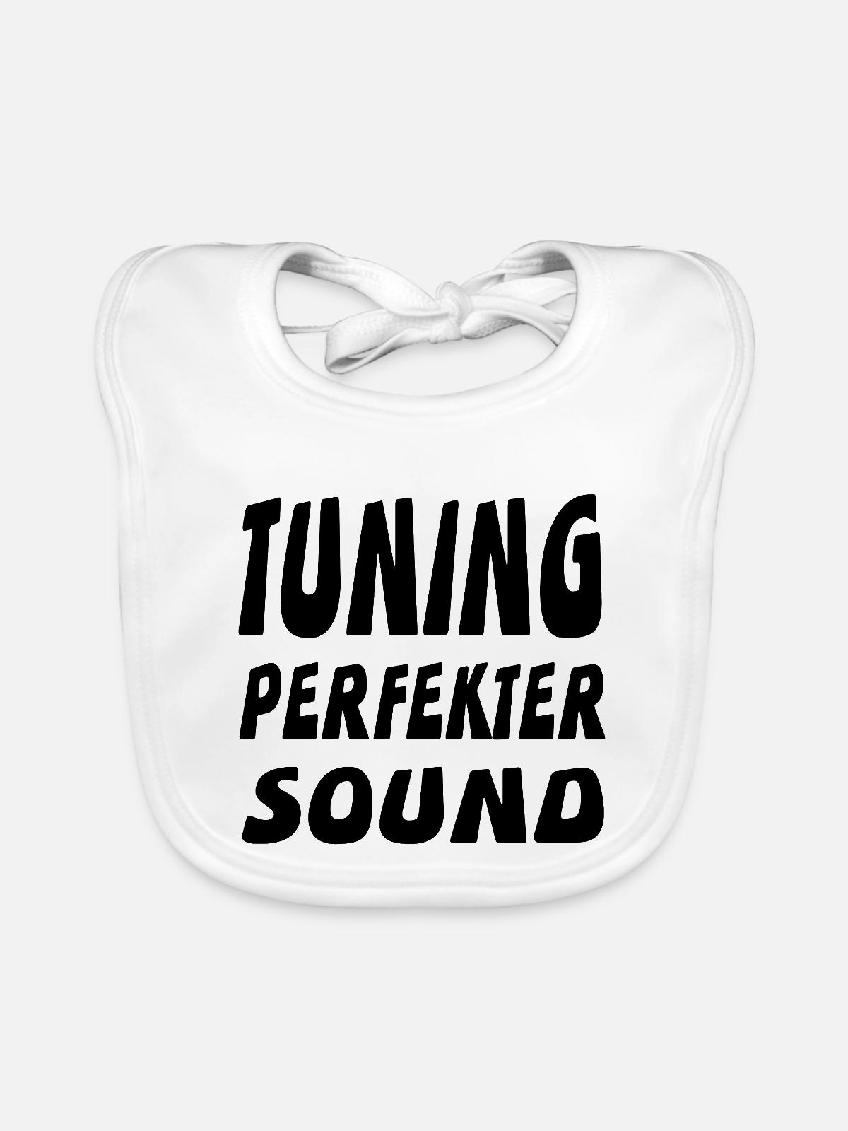 Tuning - Baby Bio-Lätzchen - Weiß - Vorne