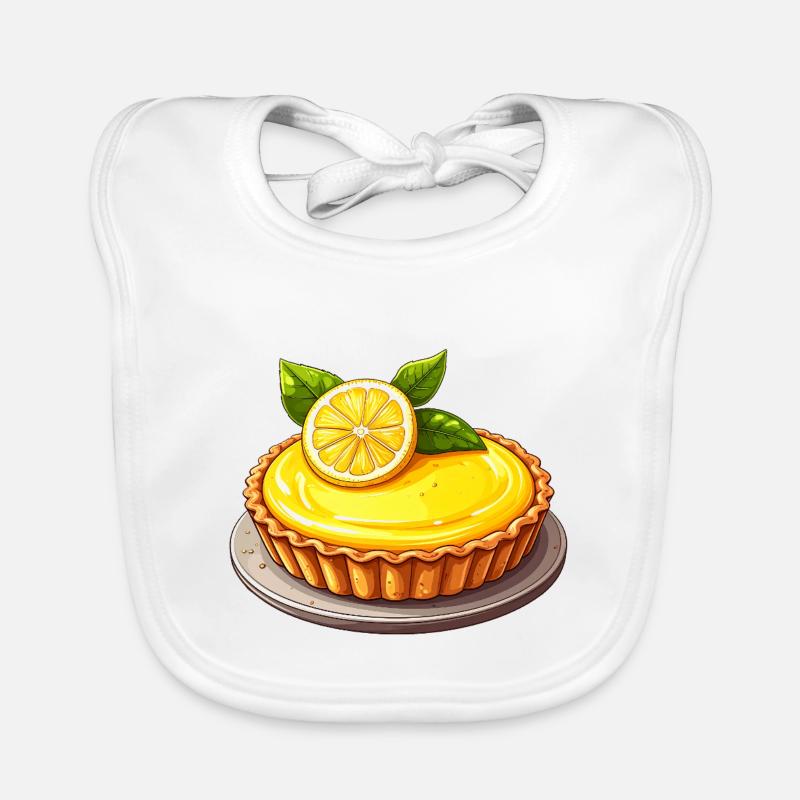 Kuchen mit Zitrone Baby Bio-Lätzchen