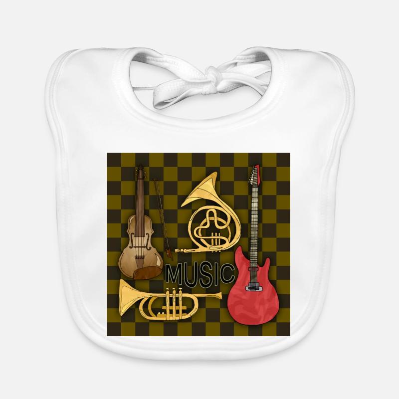 Instruments de musique Bavoir bio Bébé
