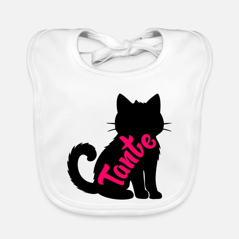 Tante Chat Bavoir bio Bébé