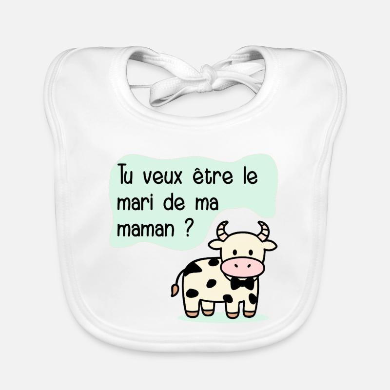 Proposition de Mariage Maman Bavoir bio Bébé