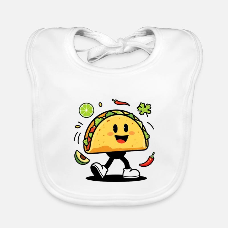 Taco-Mann, Mann-Tacos Baby Bio-Lätzchen