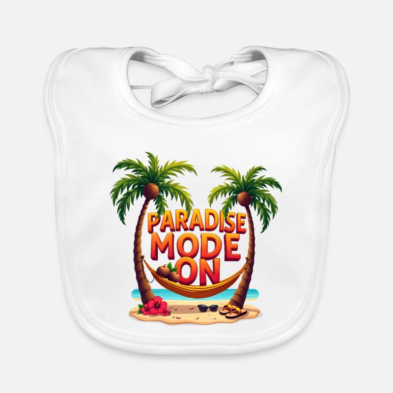Mode Paradis activé Bavoir bio Bébé