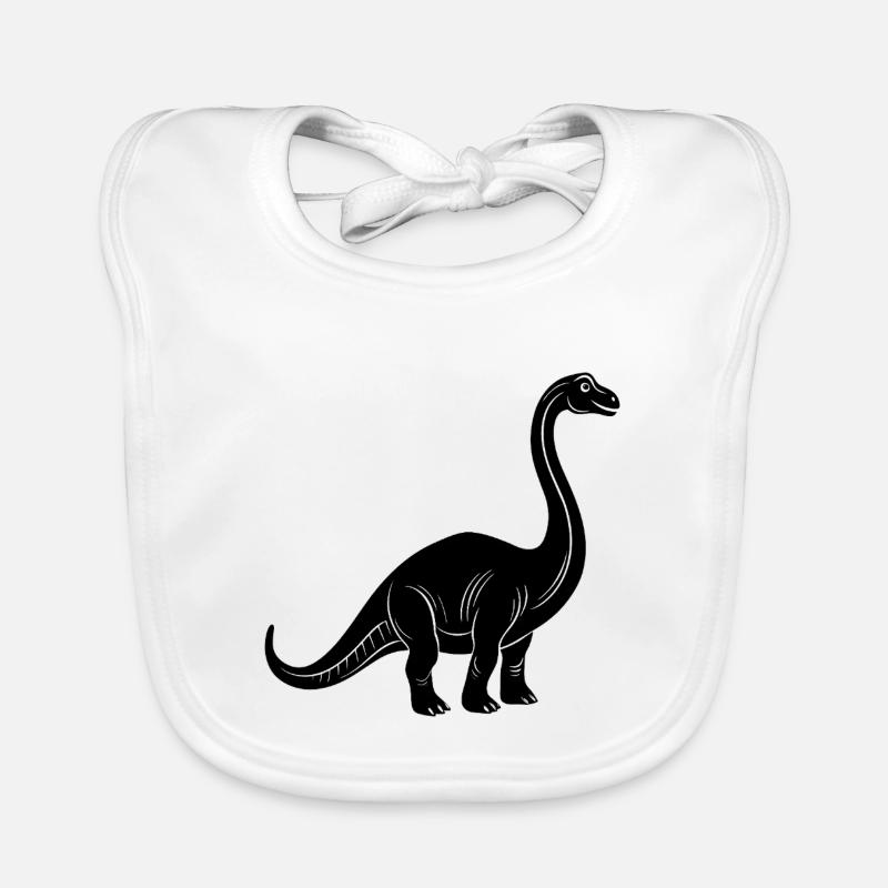 Dinosaurier Brontosaurus Baby Bio-Lätzchen