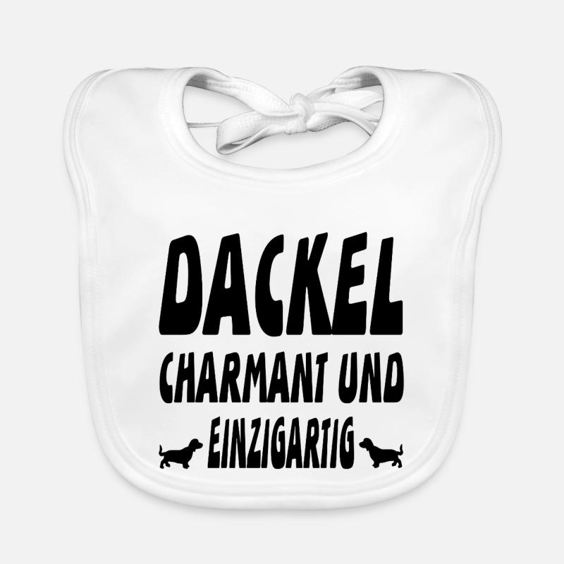 Dackel Baby Bio-Lätzchen