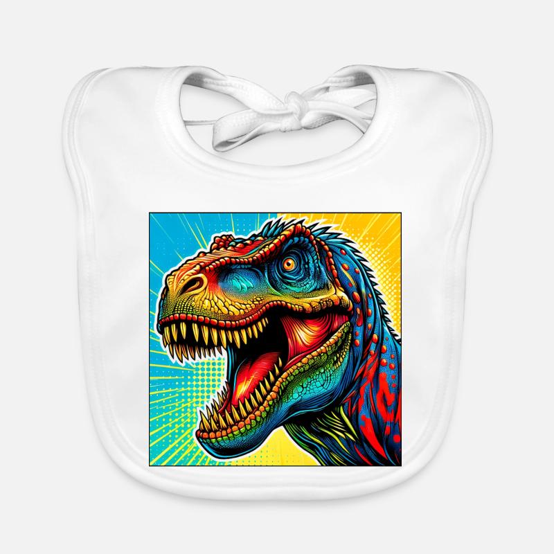 dinosaur Organic Baby Bibs