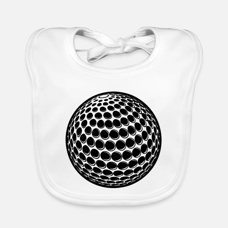 Golfball Baby Bio-Lätzchen