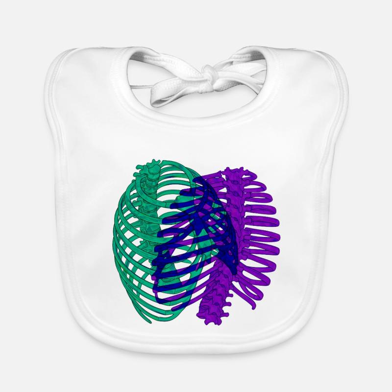 Cage thoracique chromatique double Bavoir bio Bébé