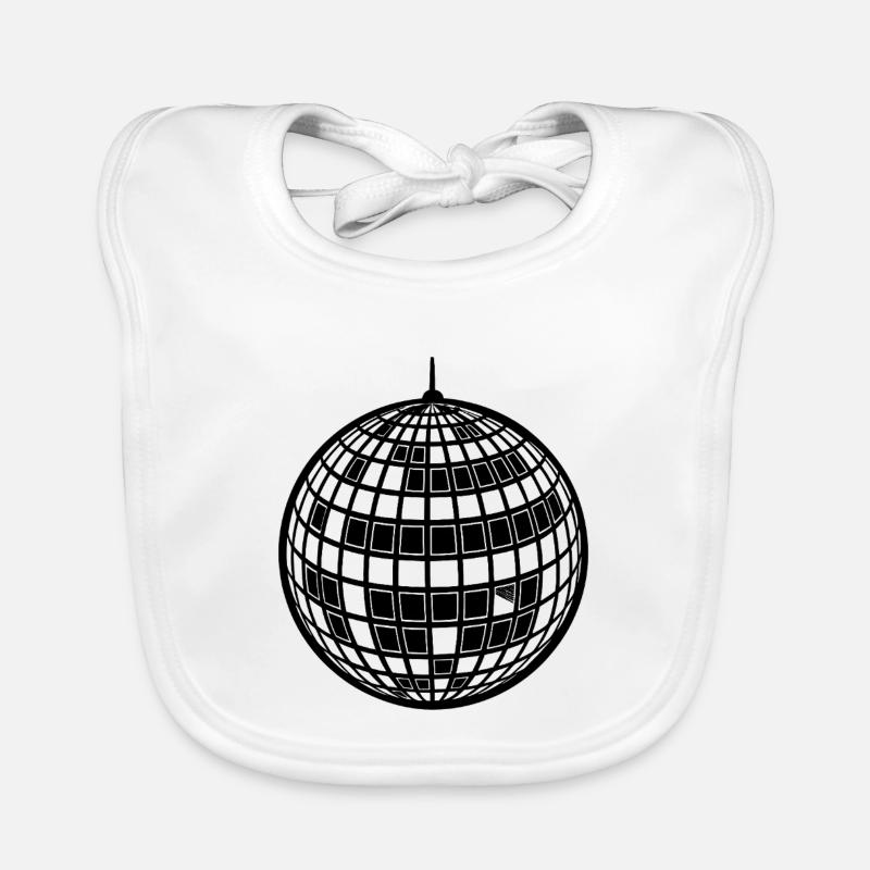 Boule disco Bavoir bio Bébé