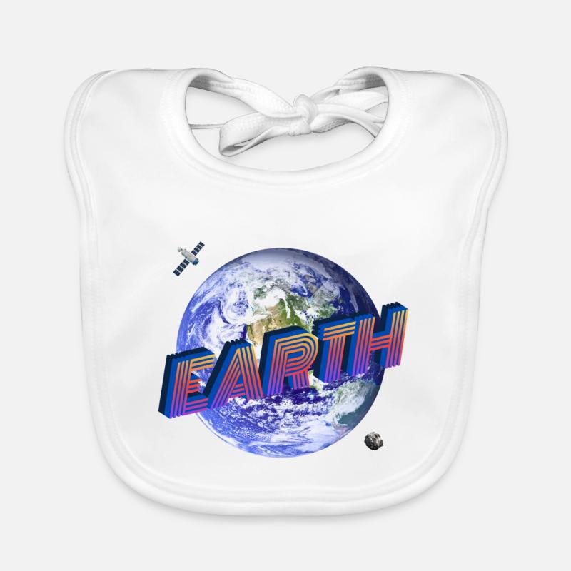 EARTH - Outer Space Series Organic Baby Bibs