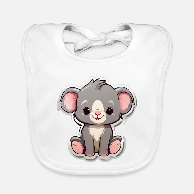 Koala câlin pastel Bavoir bio Bébé