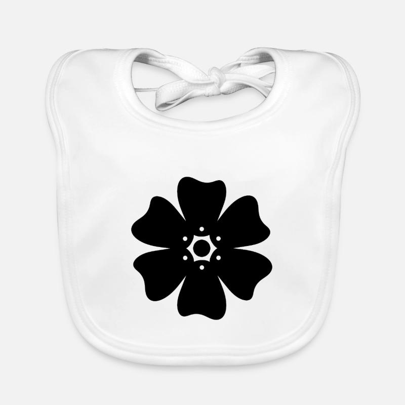 flower Organic Baby Bibs