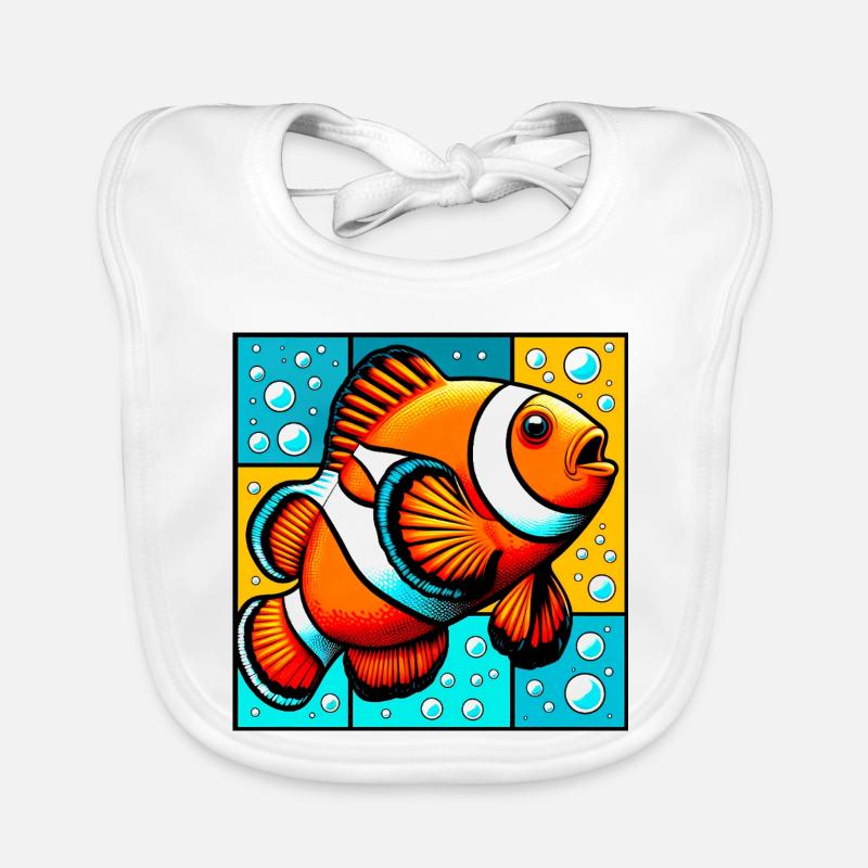 Clownfisch Baby Bio-Lätzchen