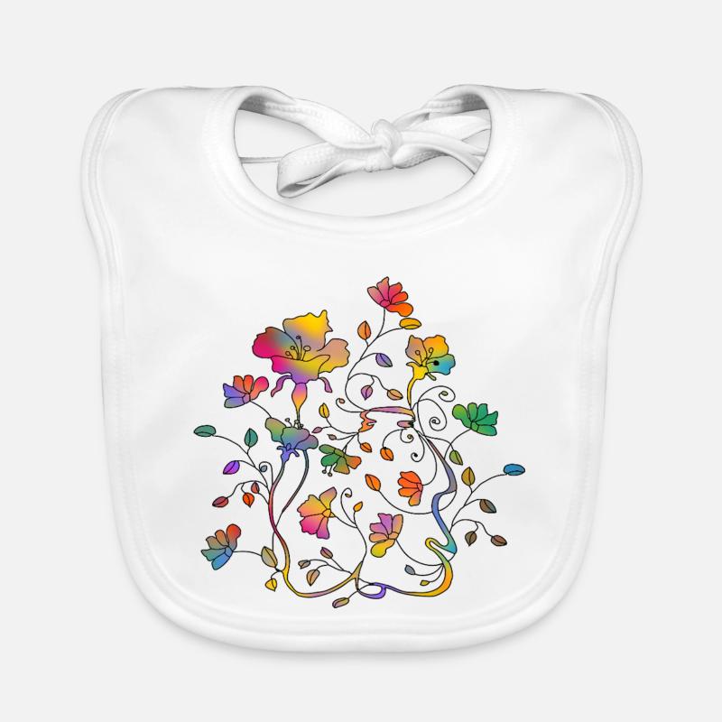 Fleur Bavoir bio Bébé