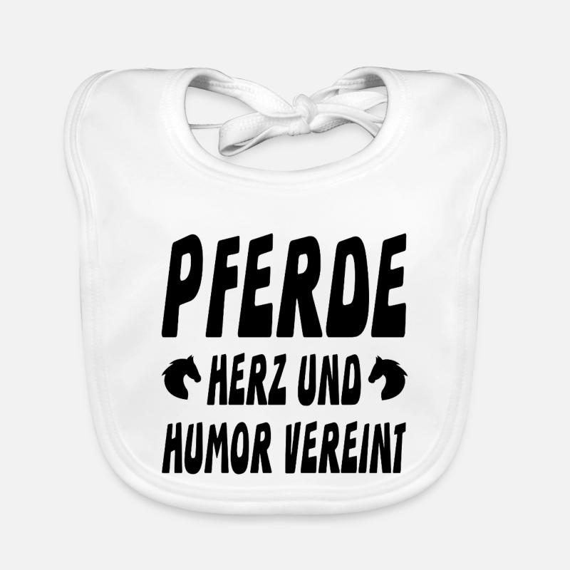 Pferde Baby Bio-Lätzchen