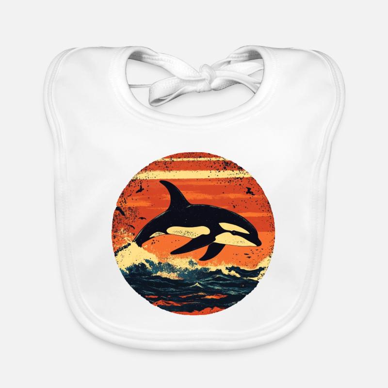 Killer whale Organic Baby Bibs