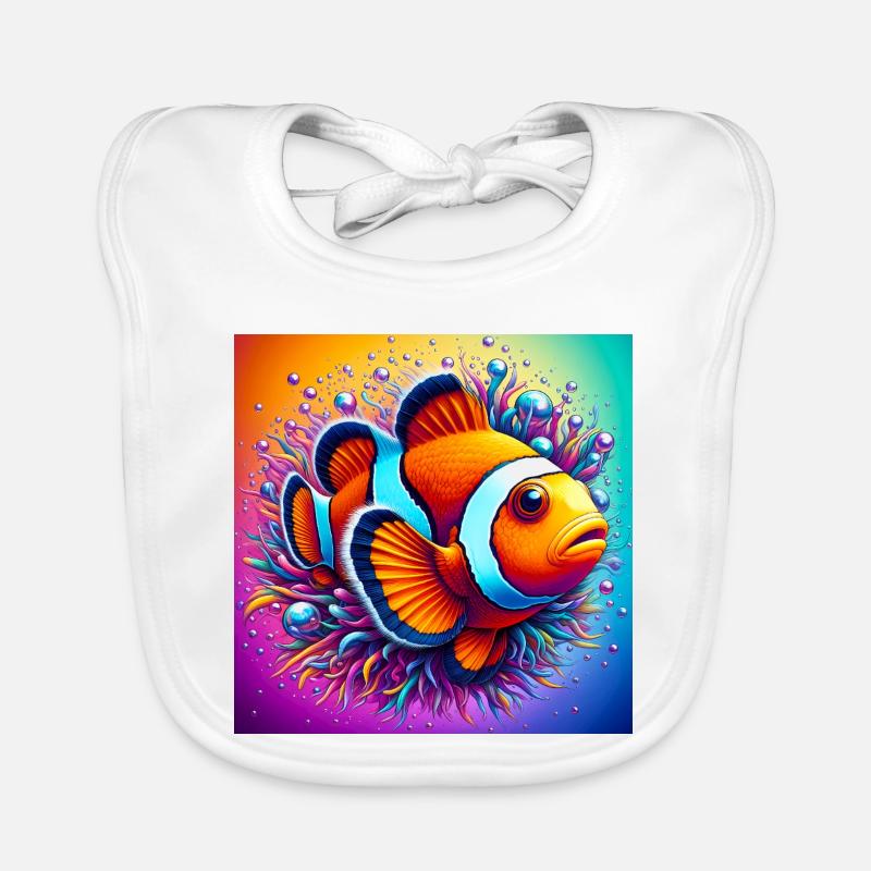Clownfisch Baby Bio-Lätzchen