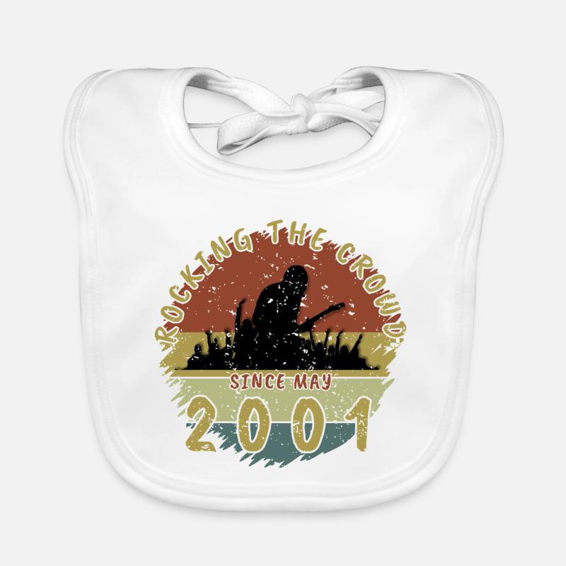25th Birthday Rocking the crowd GIT 05/2001 Organic Baby Bibs