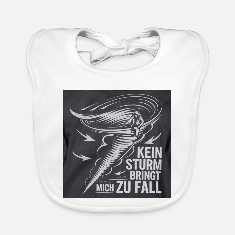 Kein Sturm bringt mich zu Fall Baby Bio-Lätzchen