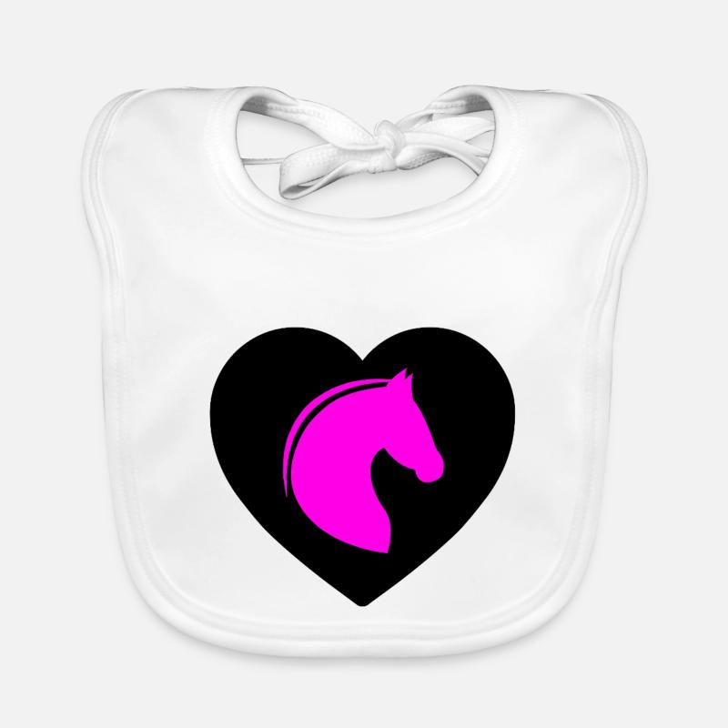 Chevaux Bavoir bio Bébé