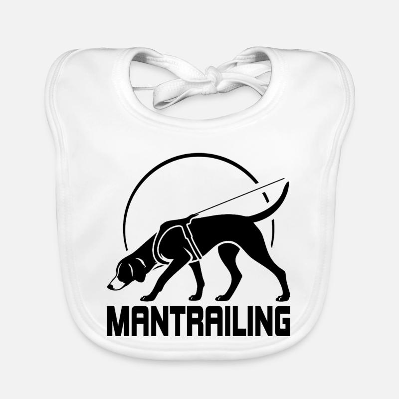 Foxhound Mantrailing Hundesport Hund Wilsigns Baby Bio-Lätzchen