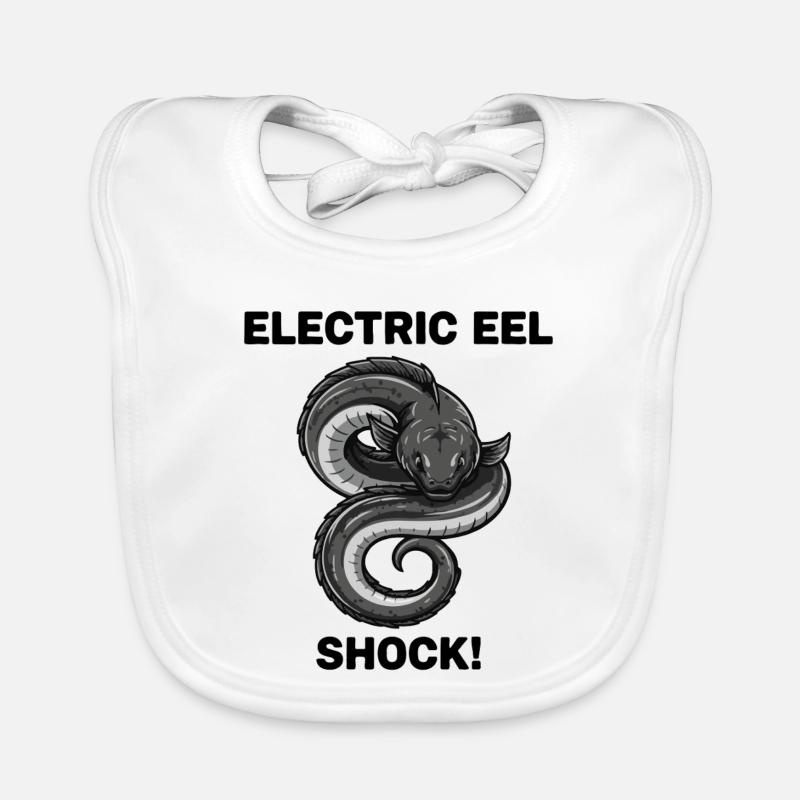 Anguille Électrique Shock Eel Bavoir bio Bébé