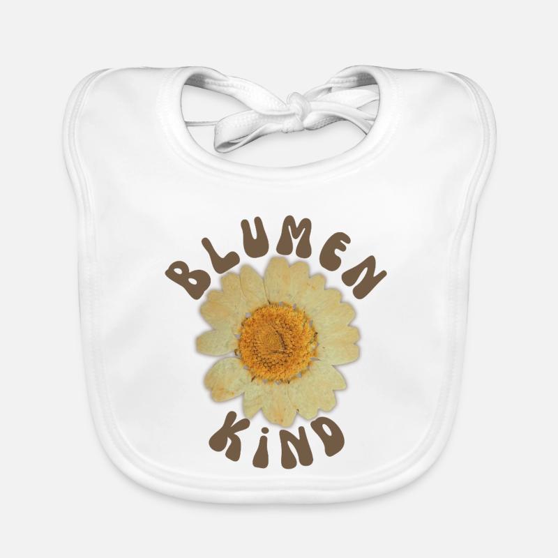Enfant Fleur Bavoir bio Bébé