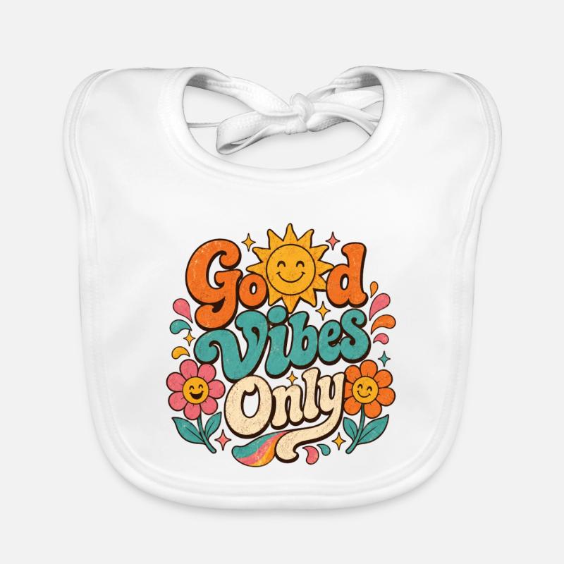 Le seul Retro Floral de Good Vibe Bavoir bio Bébé