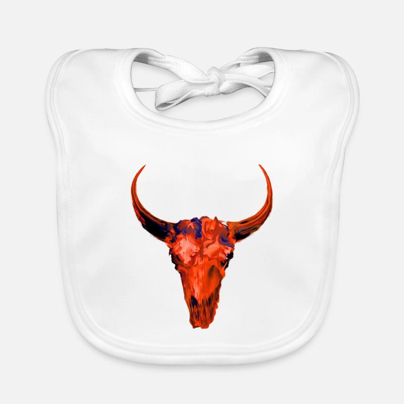 Feuerroter Bullenkopf Organic Baby Bibs