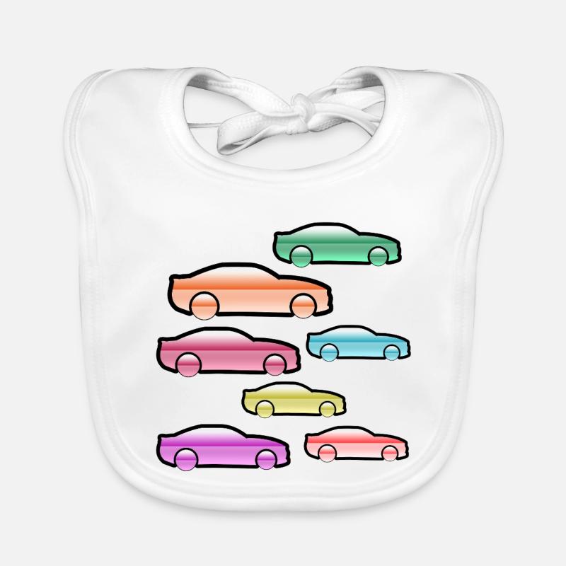 automobiles Organic Baby Bibs