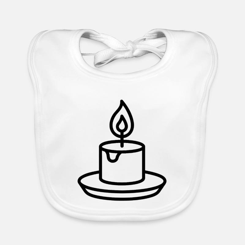 bougie Bavoir bio Bébé