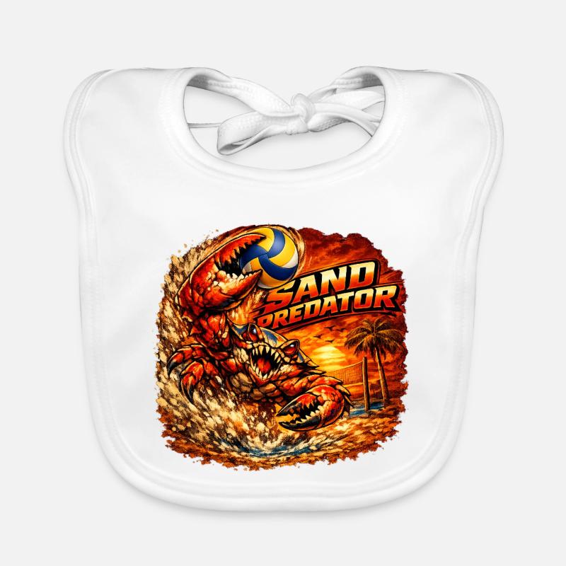 Sand Predator attack  Baby Bio-Lätzchen