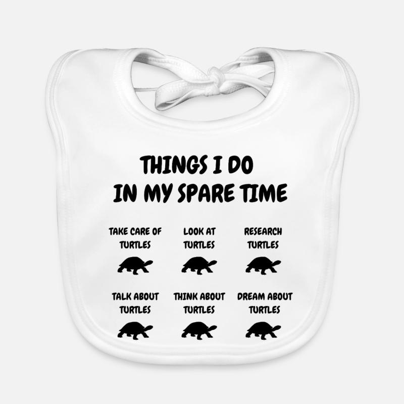 Obsessed with Turtles Organic Baby Bibs