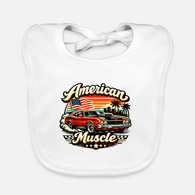 American_Muscle_4 Bavoir bio Bébé