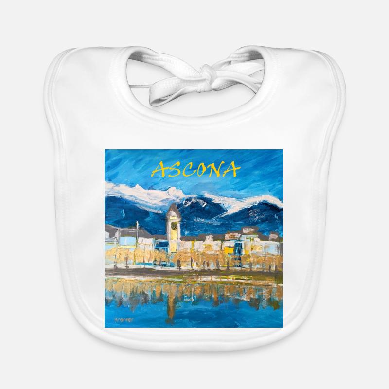 Ascona Colour Play Ville côtière Bavoir bio Bébé