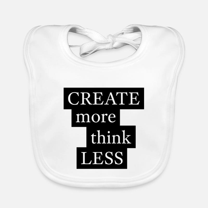 CREATE more think LESS Organic Baby Bibs