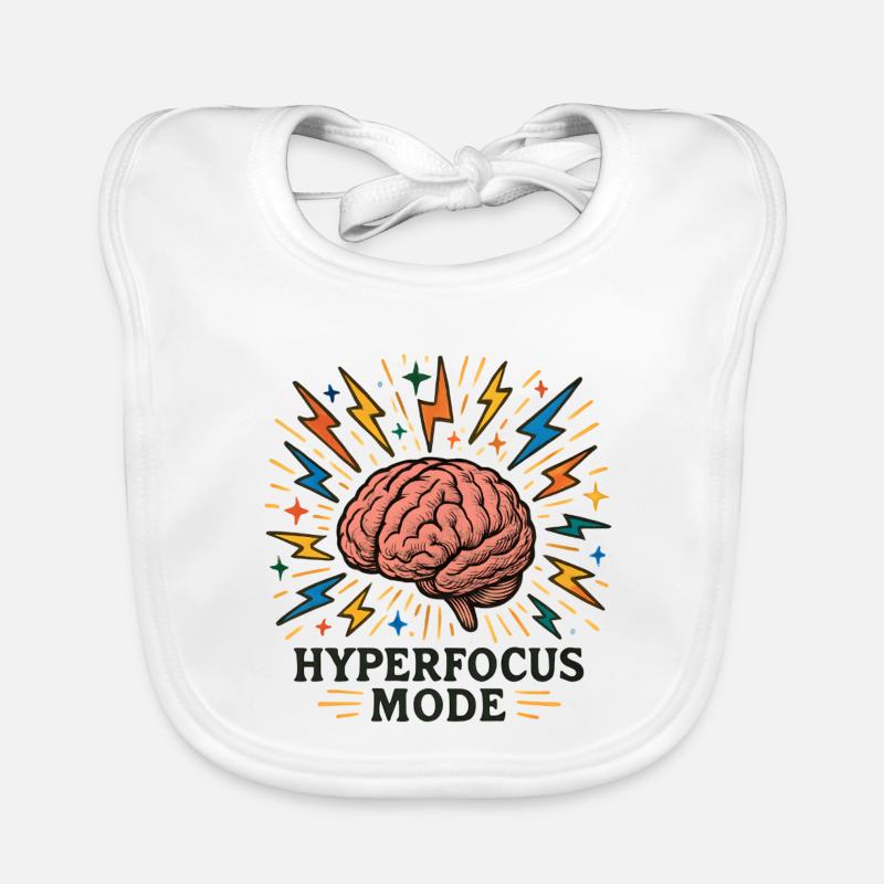 Hyperfokus Gehirn Power Baby Bio-Lätzchen
