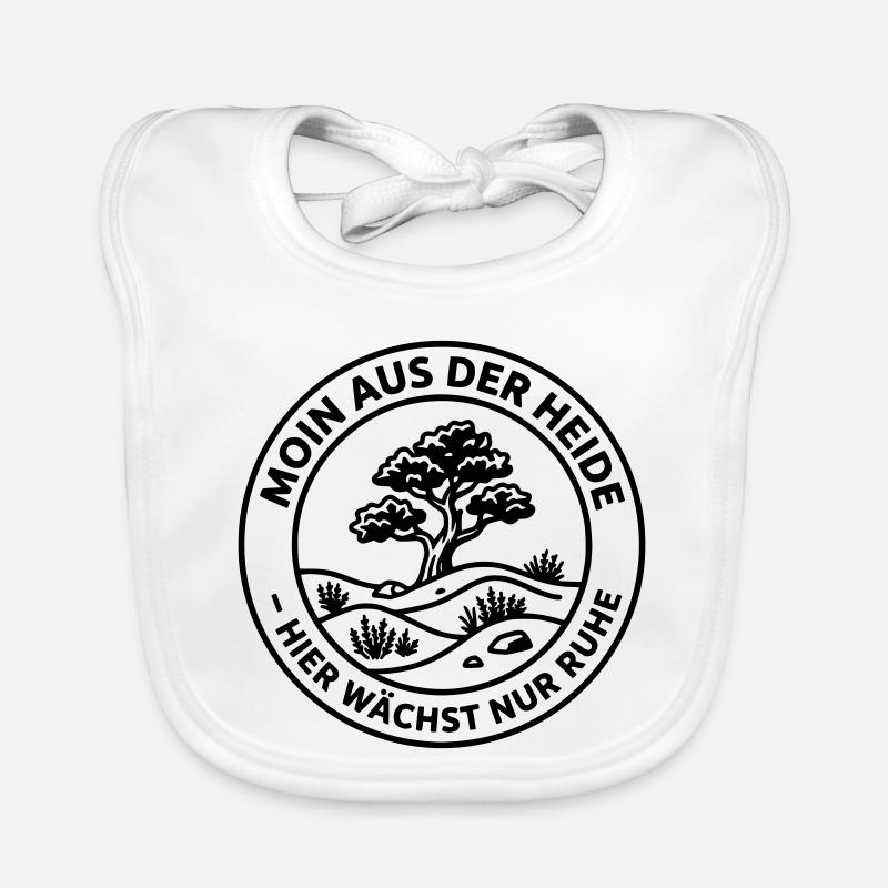Moin aus der Heide  Baby Bio-Lätzchen