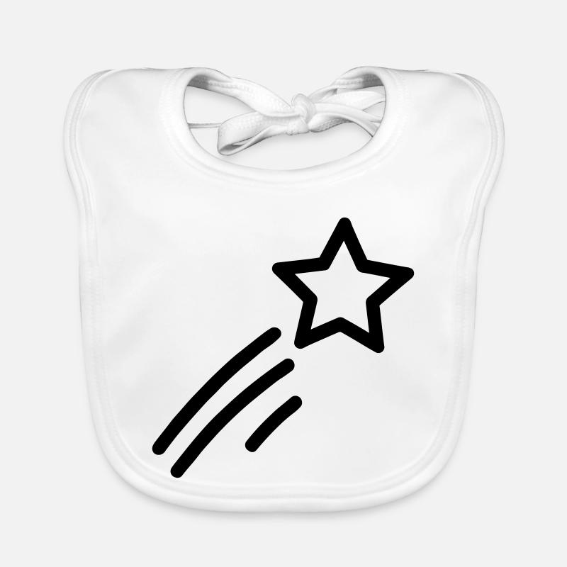 étoile filante Bavoir bio Bébé