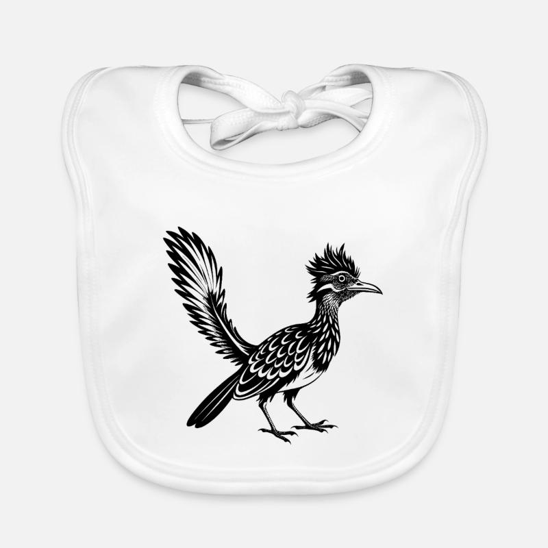 Greater Roadrunner Organic Baby Bibs