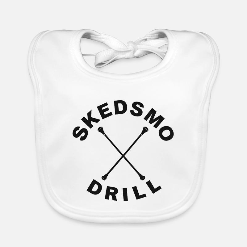 Skedsmo Drill crossed drill rods Organic Baby Bibs