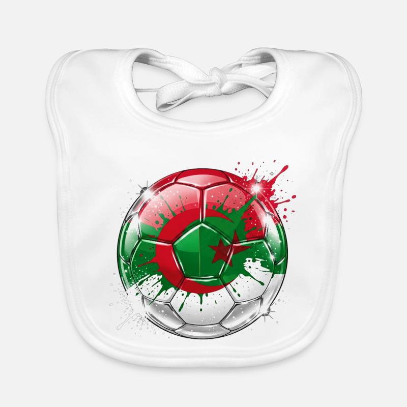 Ballon éclat algérien splatter Bavoir bio Bébé